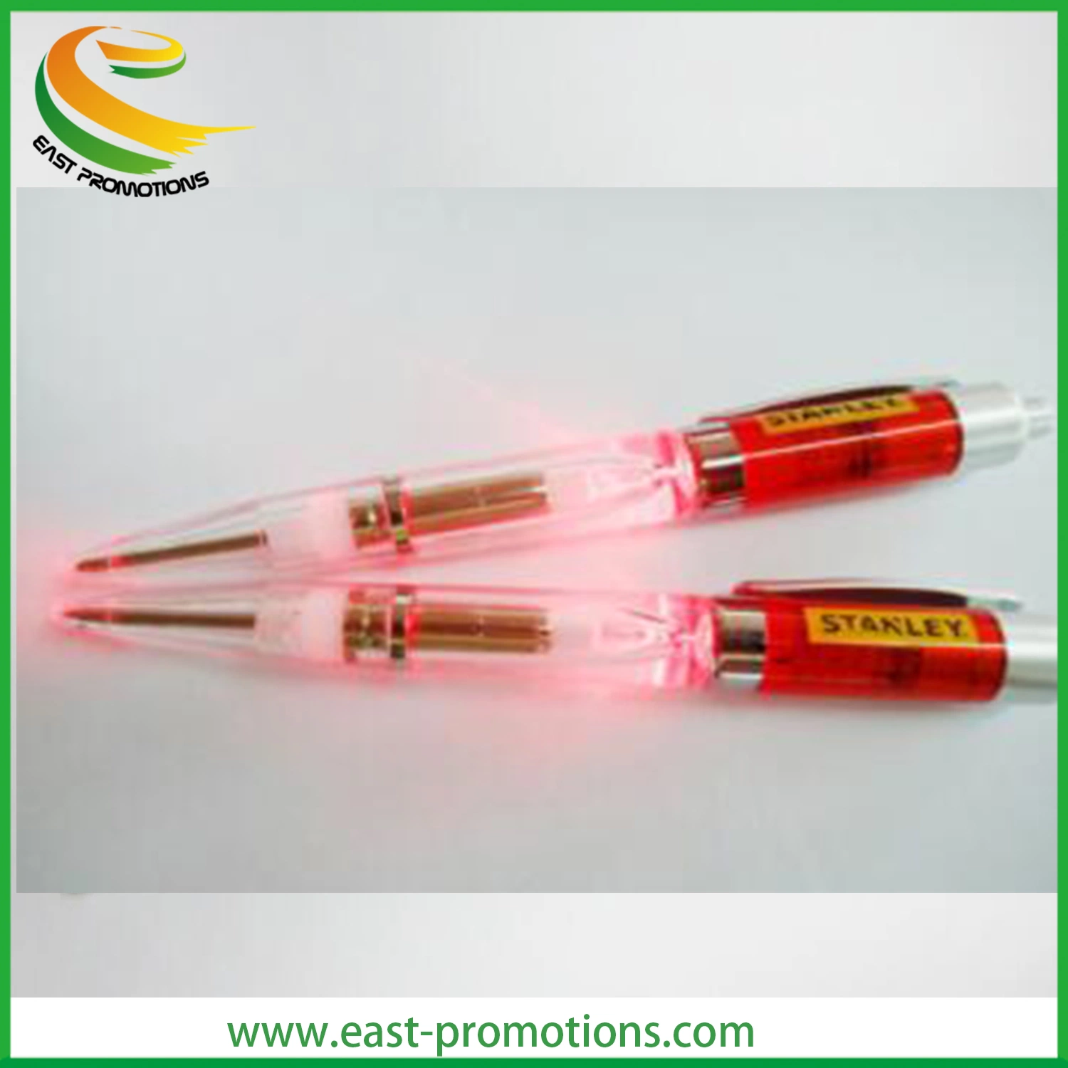 Plastic LED Light Pen Electronic Gift Pen for Promotional Gifts