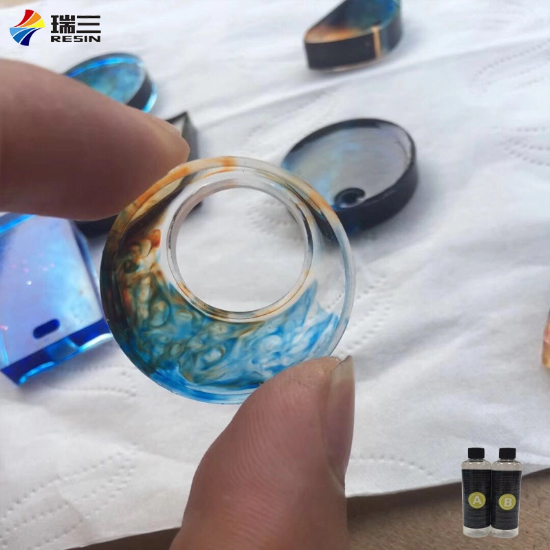 Non Toxic Art Crafts DIY Crystal Clear Deep Pour Epoxy Resin for Jewelry Making Coating River Tables