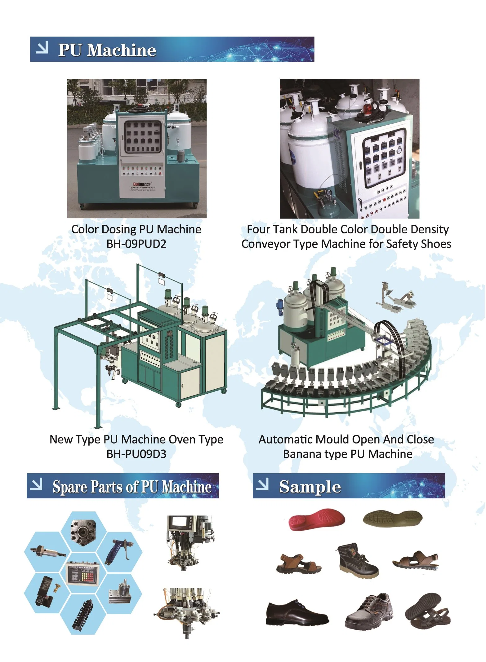 La alta producción de la estación 40 Tipo de transportador de vertido de PU de la máquina para hacer zapatilla Sandalia DIP