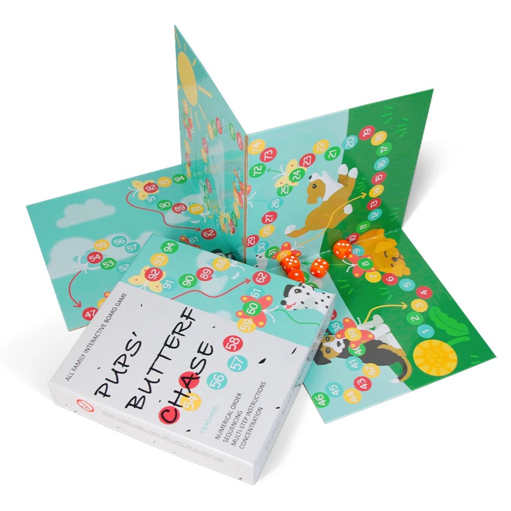 USA enfants cartes à jouer Custom Packaging jeu carte pour enfants avec Carte mémoire flash Box