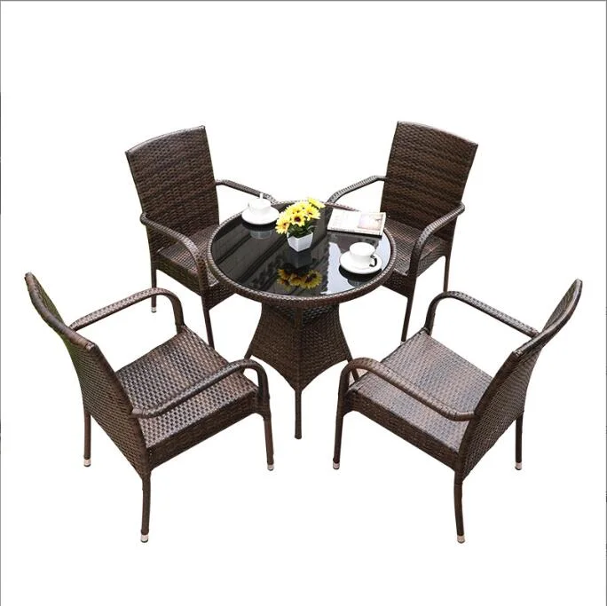 Garden Furniture Outdoor Rattan Cube Set Dining Wicker Patio Table Sets