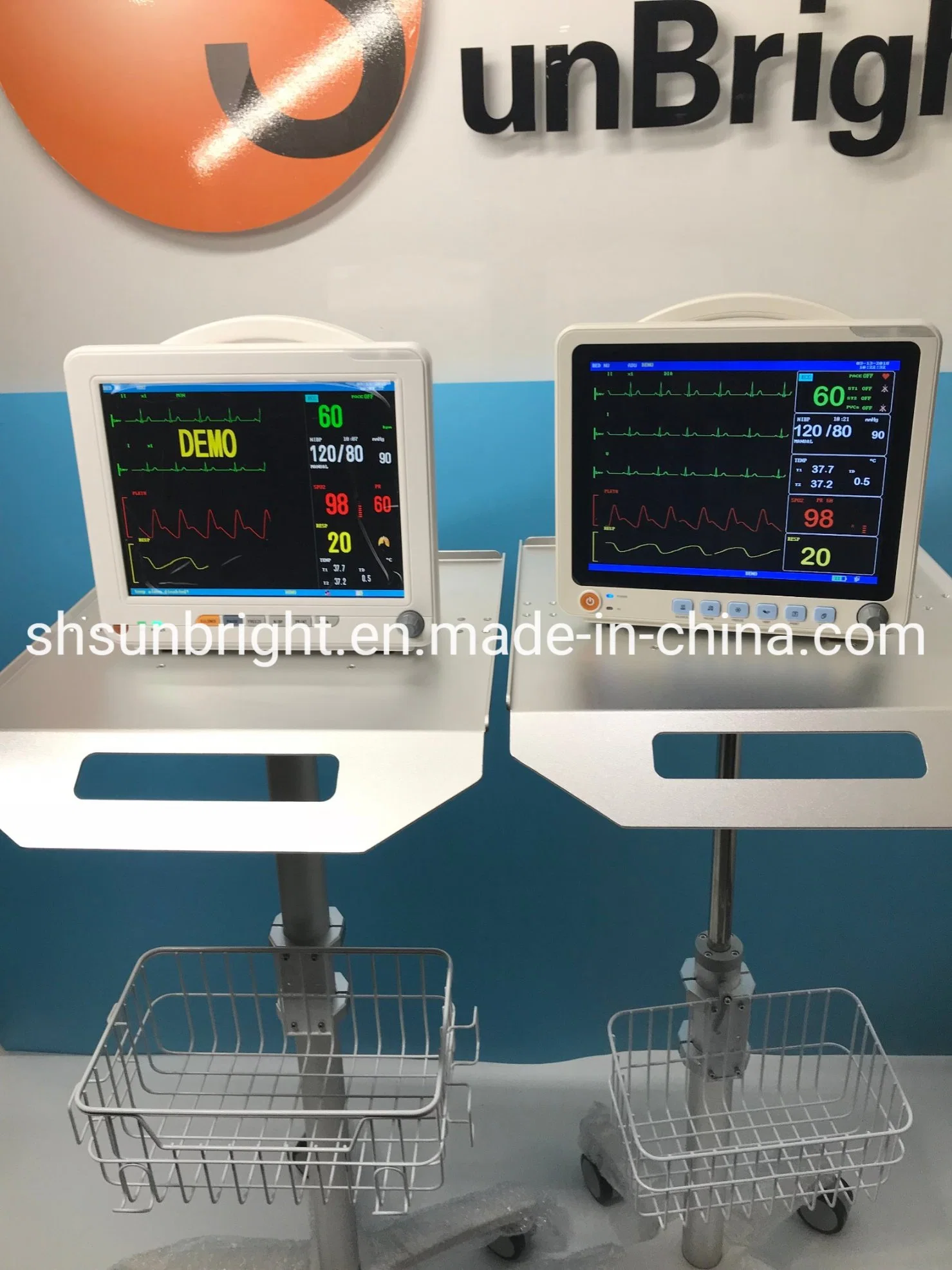 Дешевые больницы 12,1 дюймов монитор пациента Multi-Parameter ICU