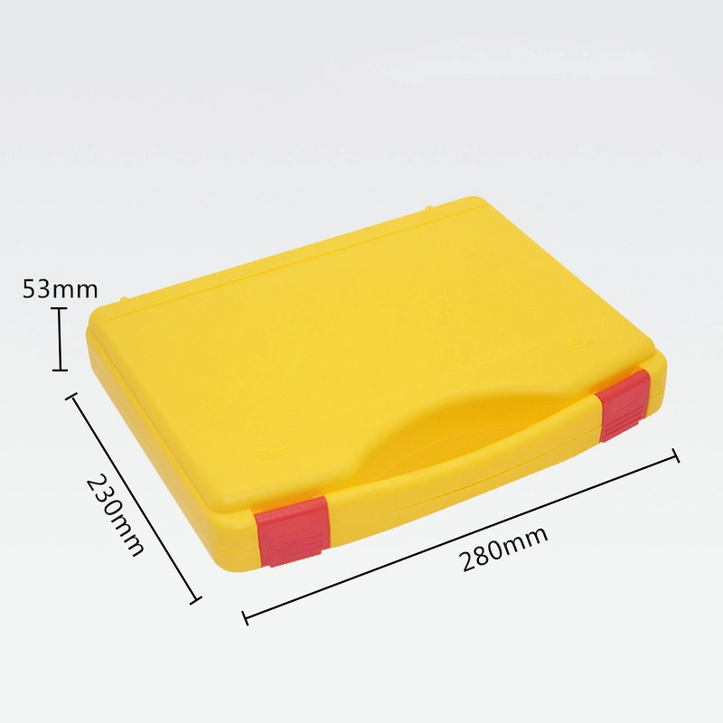 Outil en plastique Mallette de transport à la main de stockage disque Boîte d'équipement de Shell avec poignée