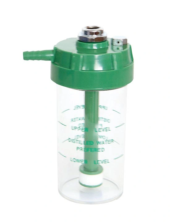 Hot Selling Medical Oxygen Humidifier Bottles for Humidifier Gas Connect with Oxygen Flowmeters and Regulators