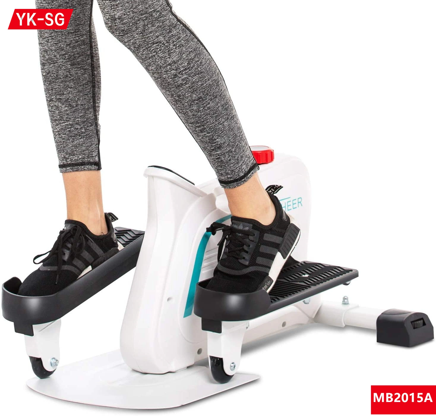 Under Desk Bike Pedal Exerciser - Magnetic Mini Exercise Bike for Arm Leg Exercise, Desk Pedal Bike for Home/ Office Workout