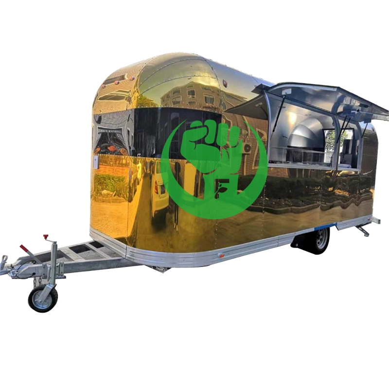 China Caravana Airstream alimentos barbacoa remolques Proveedores