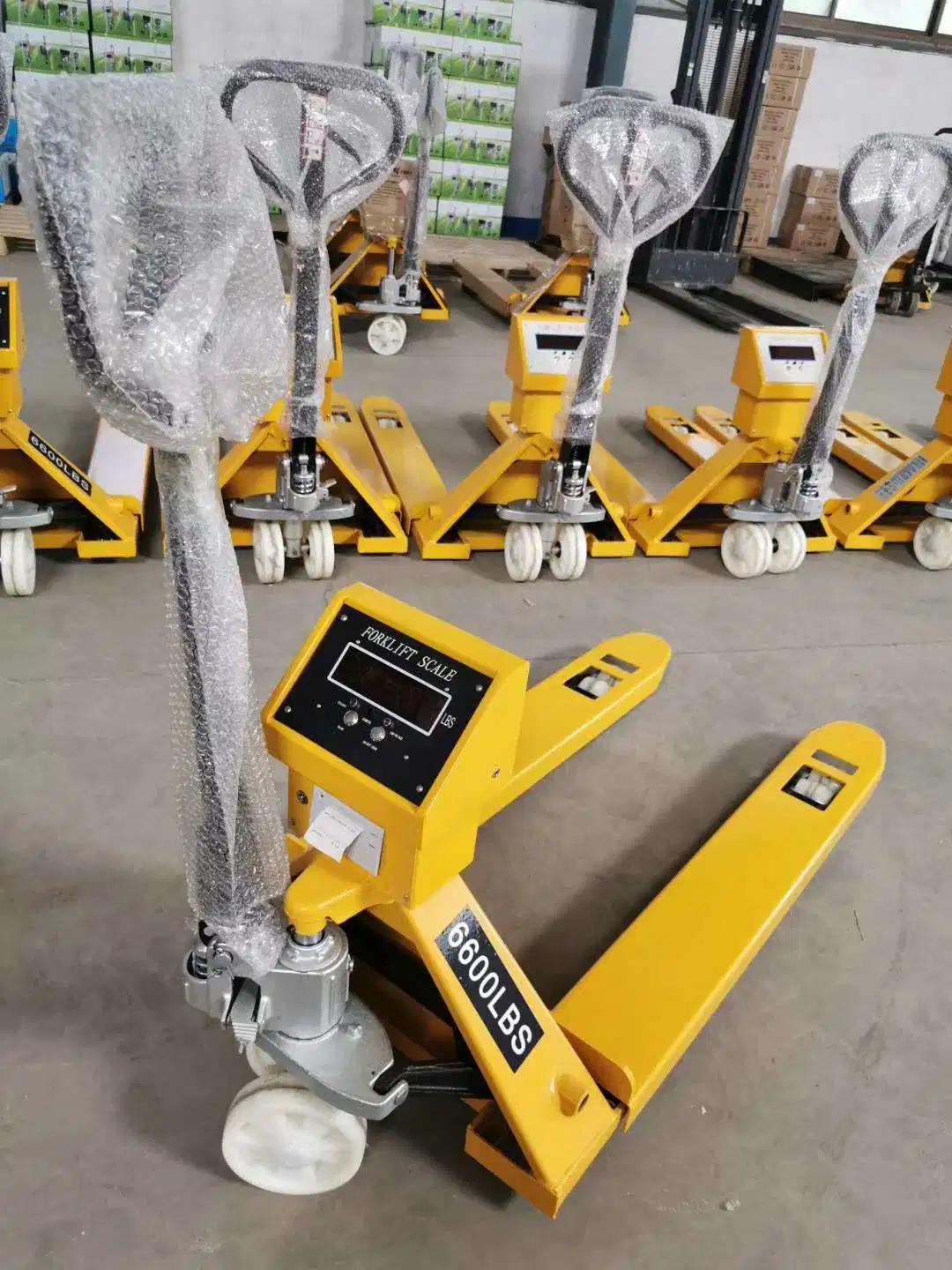 AC Casting Pump Hydraulic Manual Pallet Forklift 3 Tons Jack Pallet Truck