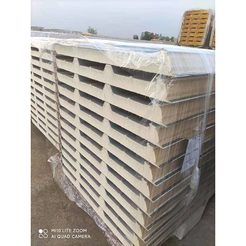 Galvanized Steel Sheet Water Proof Glass Wool Rock Wool Sandwich Roof Tile