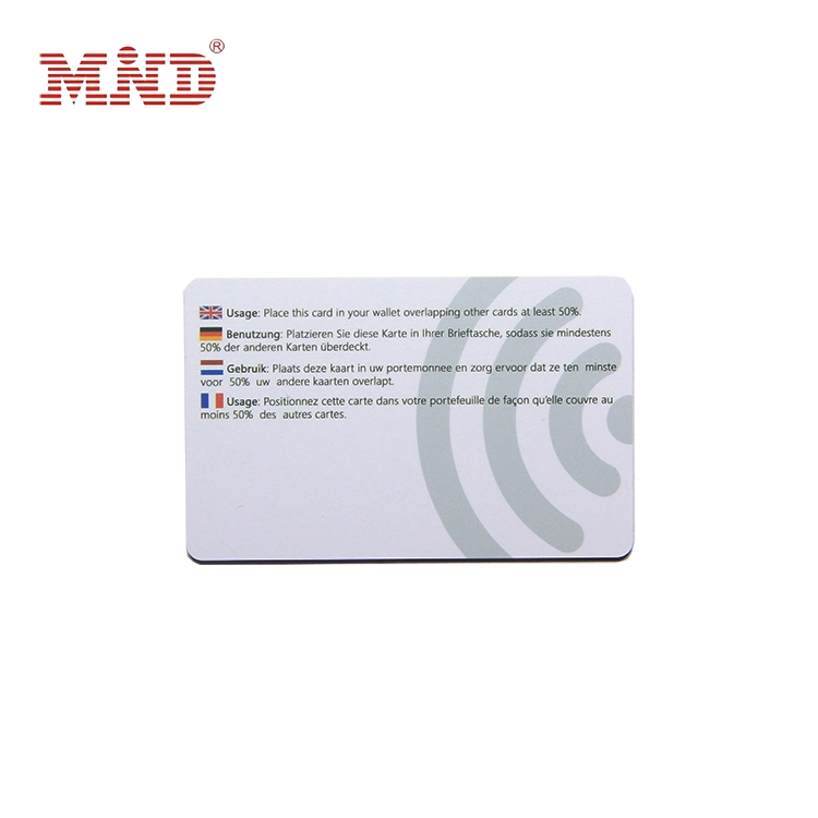 Top Sale Anti Theft Blocking RFID Credit Card Protector Anti Skimming Card