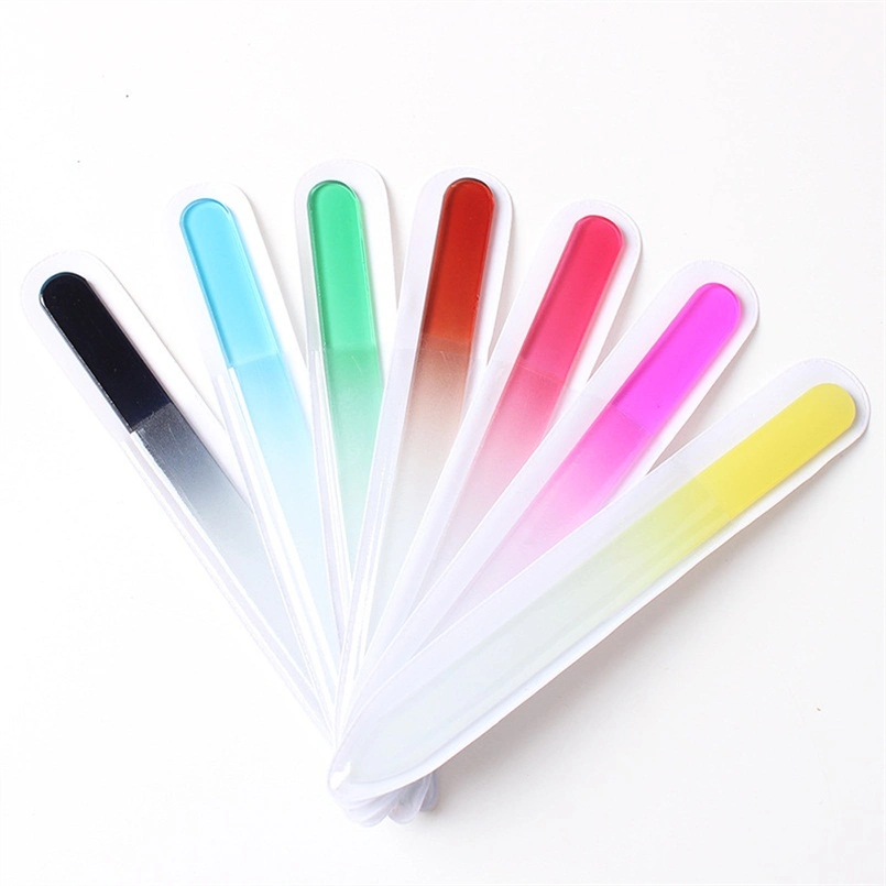 Fashion Design Custom Professional Glass Nail Art Tool Nail File for Promotion NF7034