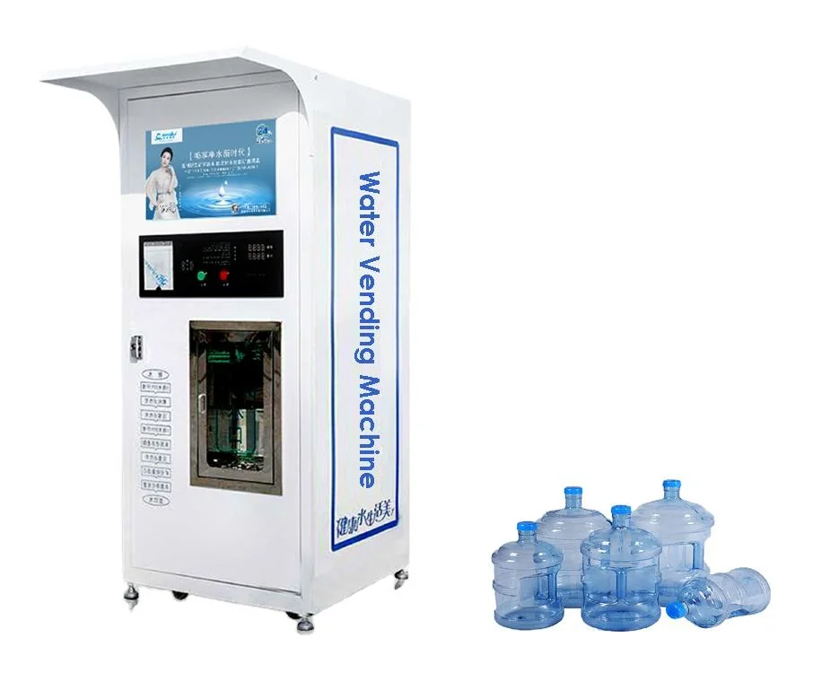 9 Stufen heiß verkaufende gereinigte Wasser-Verkaufsmaschine für das Trinken Wasser