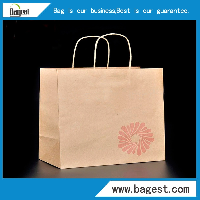 Естественный цвет крафт-бумаги или в сумке на питание сумку для бумаги