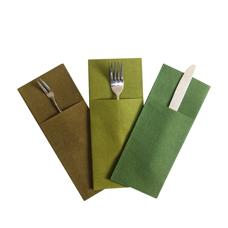 Colorful Packing Cutlery Paper Napkin Airlaid Paper Napkin for Cutlery