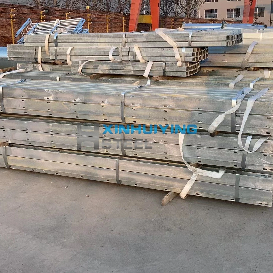 Custom Punched Galvanized H Steel for Light Steel Fence Construction