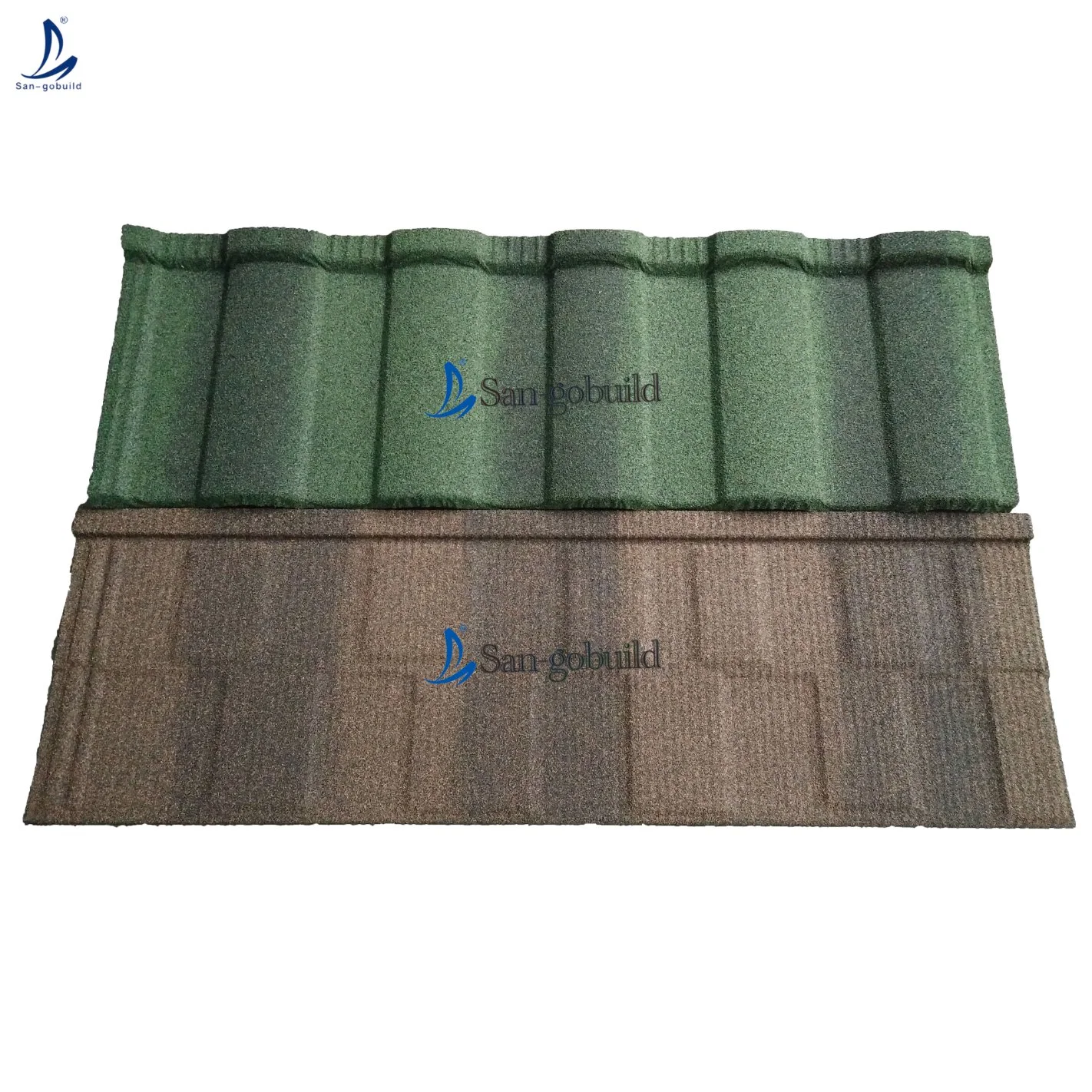 Roman Sheet West Africa Crushed Granite Stone Coated Zinc Aluminium Alloy Roof Tiles Noise Proof Metal Building Materials for Roofer Installer