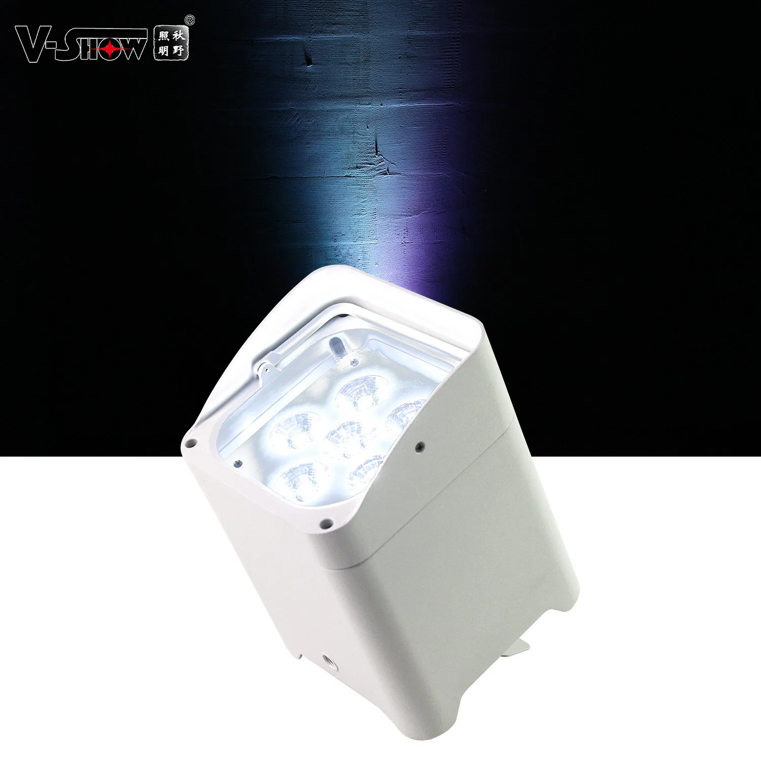 V-Show Batterie sans fil par LED 6*18W Powered Uplights éclairage de scène.