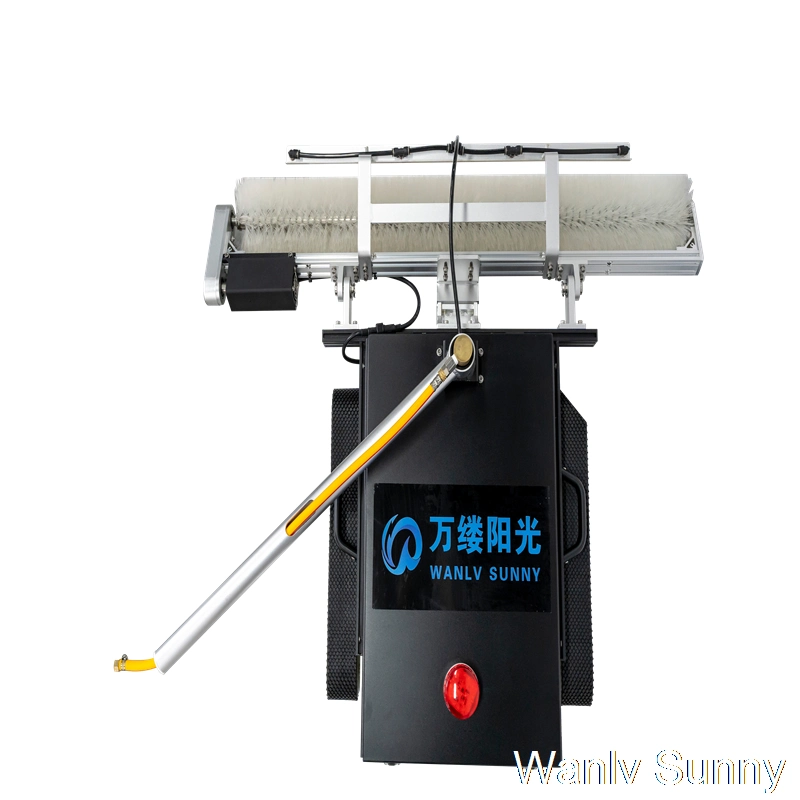 Remote Control Cleaning Equipment for Solar Modules with Dust and Bird Droppings