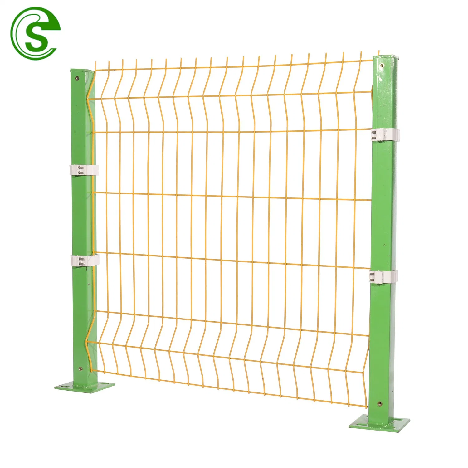 3D Triangular Bending PVC Welded Wire Mesh Fence Boundary Wall Security Protection for Outdoor Garden