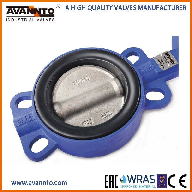 Ductile Cast Iron Di Ci Stainless Steel Barss EPDM Seat Water Resilient Wafer Lug Lugged Type Double Flange Industrial Butterfly Valve Gate Swing Check Valves