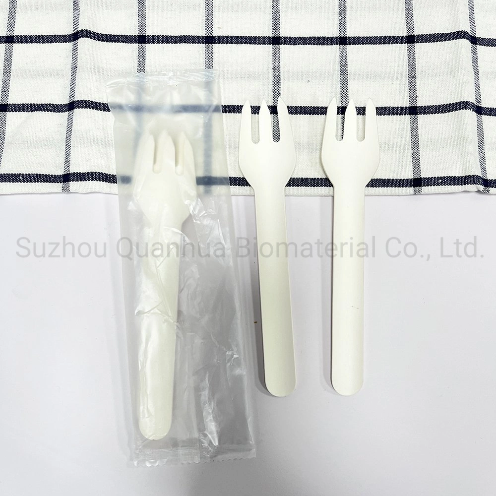 Quanhua High quality/High cost performance  6.2 Inch OEM ODM Disposable Paper Biodegradable Cutlery