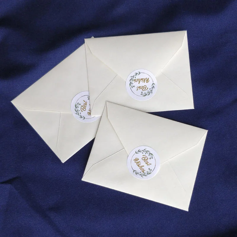 Wholesale/Supplier Custom Logo Design Luxury Folding Greeting Envelopes Thank Cards