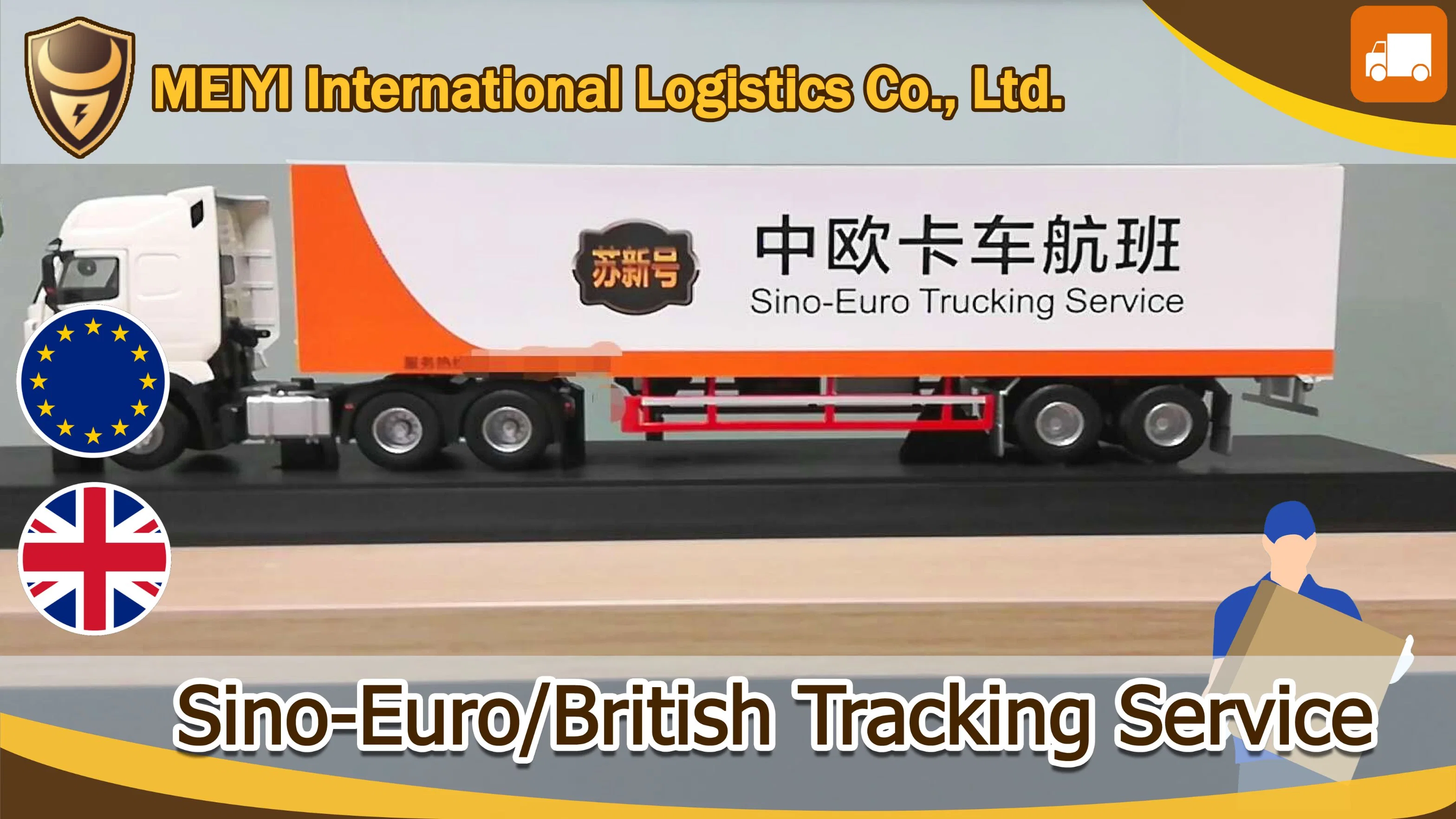 Sino-Euro Truck service: Shipping service from China to UK DDP DDU  by  door-door shipment  international forwarder