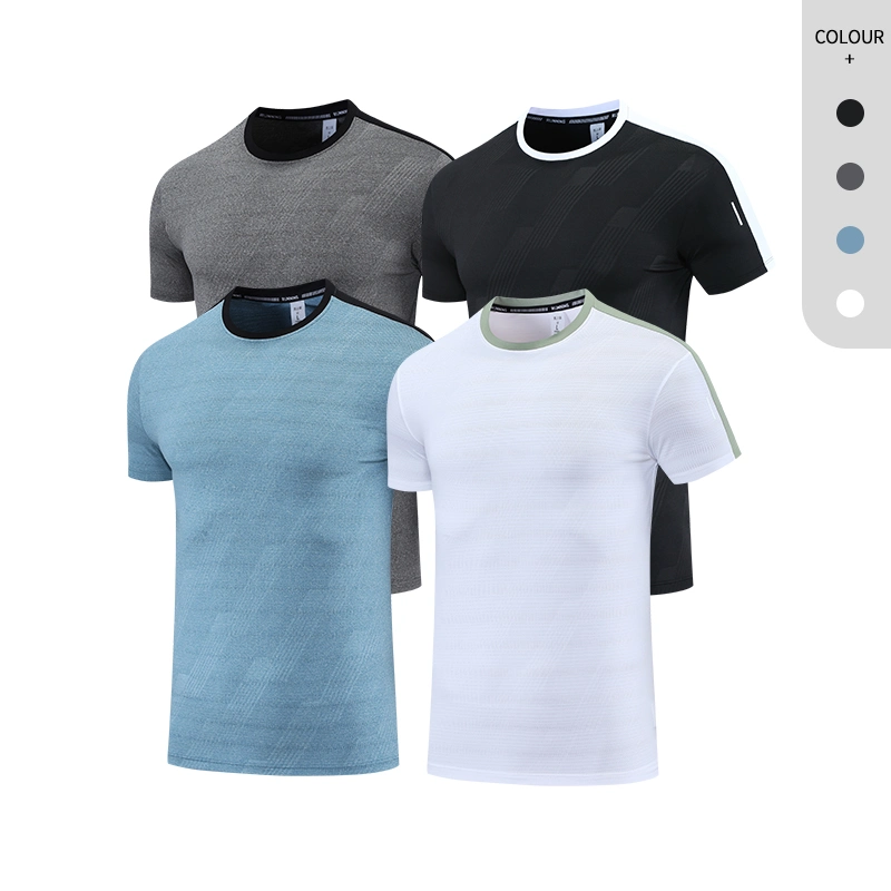 Wholesale Custom Printing T Shirts O Neck Running Training Short Sleeve Men Tops Shirts