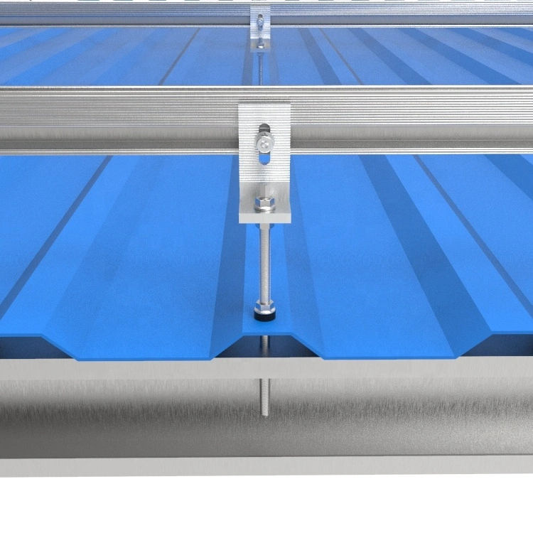 Personalizar el Panel Solar estaño metal fija del sistema de montaje de techo soporte de montaje de la azotea