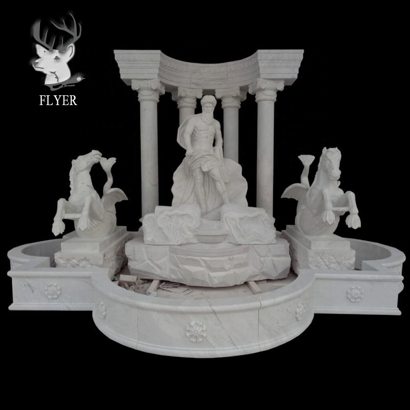 Roman Baroque Style Famous Fontana Di Trevi Marble Fountain for Outdoor Construction