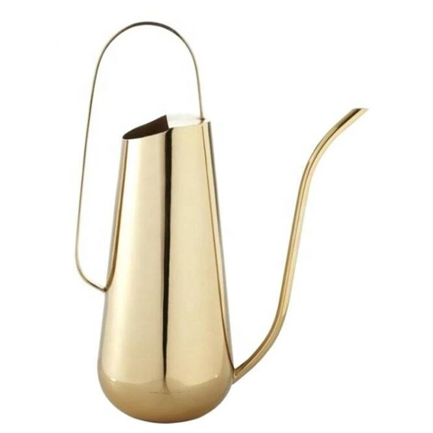 Classic Gold Watering Can for Plants