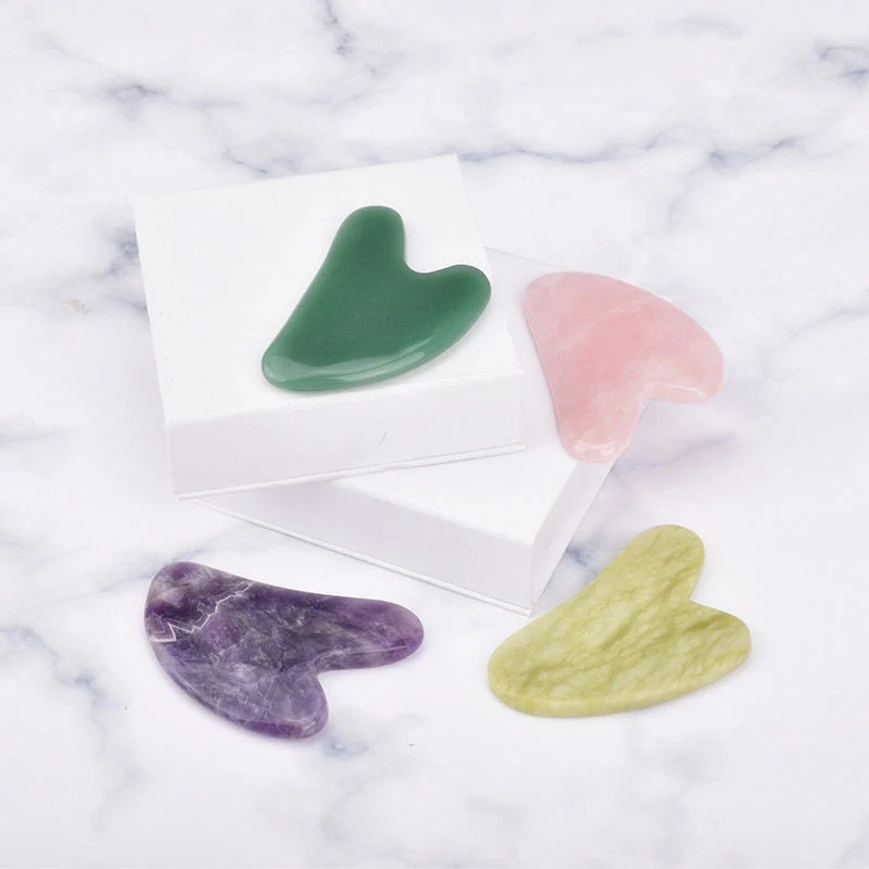 Fabrik Großhandel/Lieferant Jade Gua Sha Gesichts-Hebe-Tool Rosenquarz Gua Sha