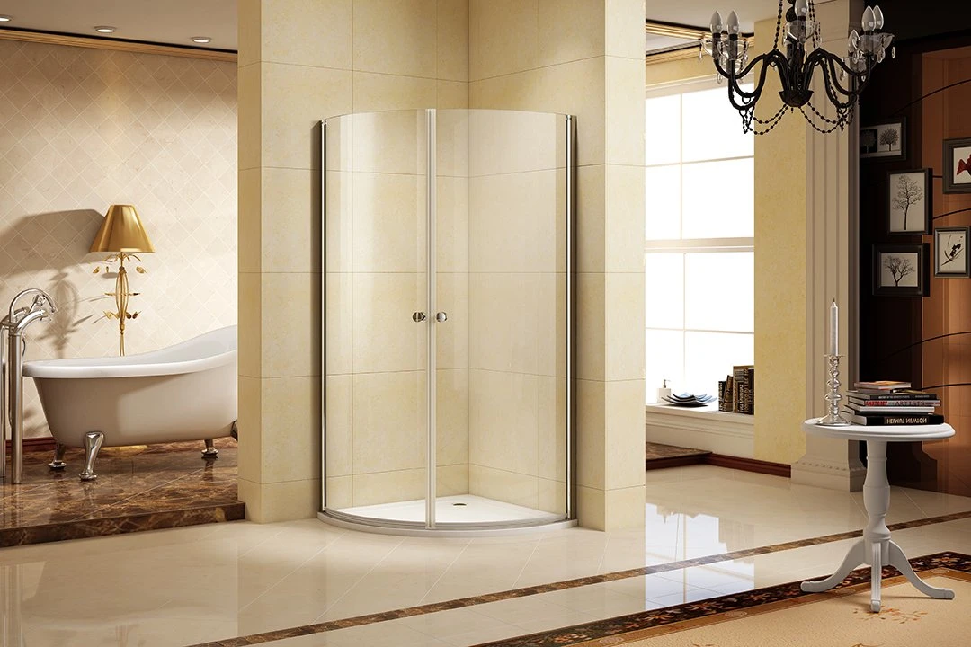 Swing Shower Door Open Inside and Outside for Bathtub Screen