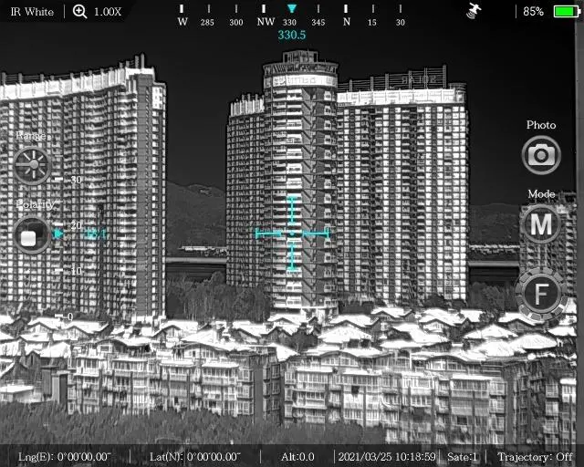 El dispositivo láser infrarrojo refrigerado de la cámara de visión nocturna Binocular Thermal imaging prismáticos