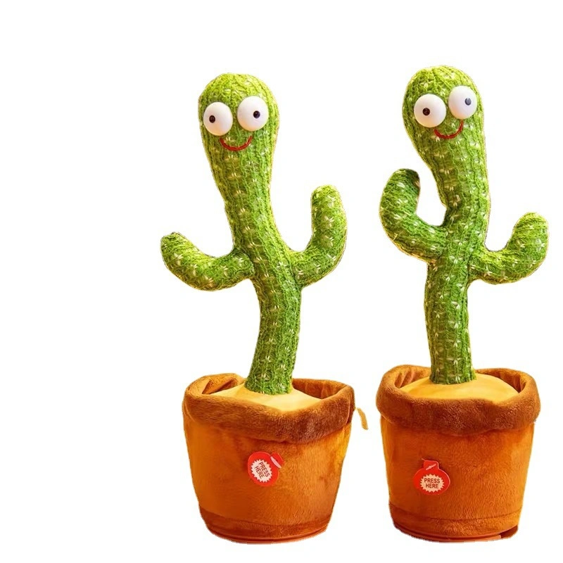 Soft Plush Cactus Electric Talking Singing Dancing Plush Toys