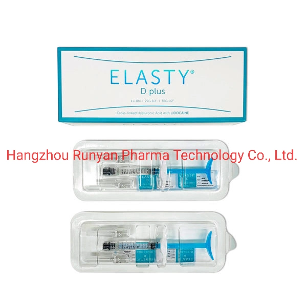 Elasty F D G Llenador Dermal ácido Hialurónico asociado a la Cruz Relleno de ácido hialurónico ha Fill 1ml*2syringes