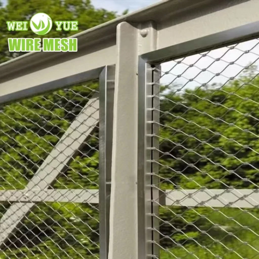 Hot Sale Zoo Wire Rope Mesh 316 316L Stainless Steel Flexible Wire Mesh Netting