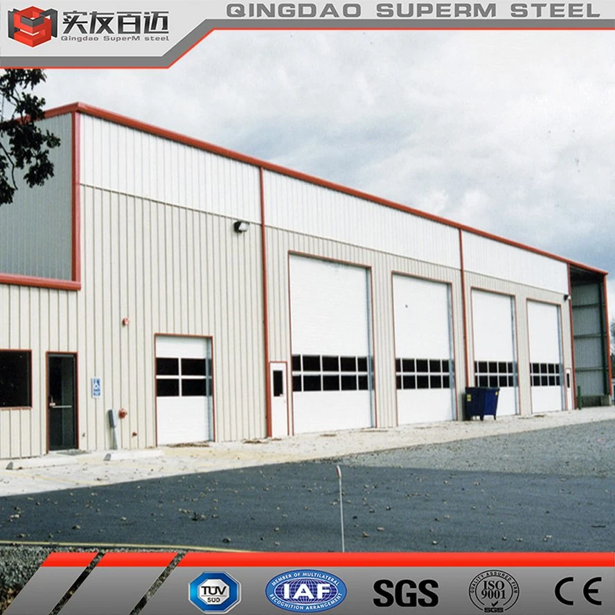 Prefab Light Steel Warehouse Construction Metal Sheet Workshop Offices Kits Insulated Panel 2-3 Cars Parking Carport Garage for Barndominium Homes