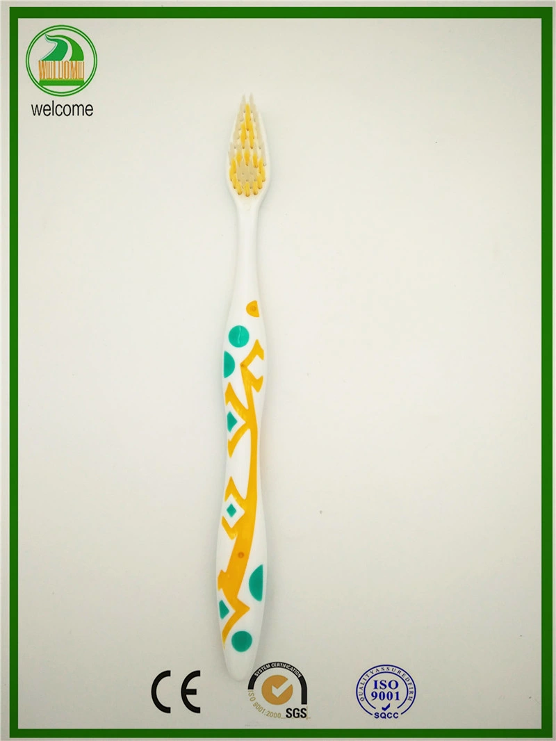 2023 New Designs of Adult Toothbrush with Tongue-Cleaner