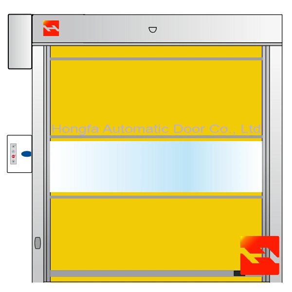 Porta do obturador de rolo dos vidros em alumínio (HF-K460)