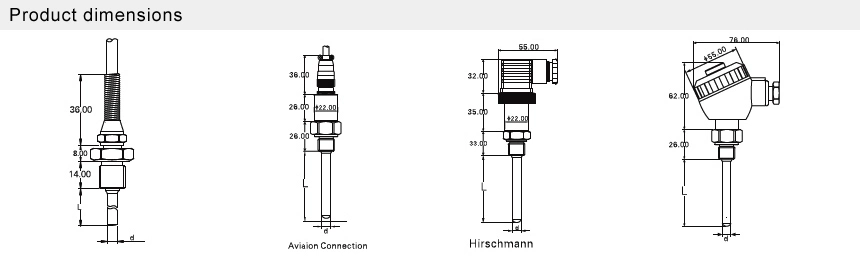 FST600-101 agua del aire acondicionado sondas del sensor de temperatura del refrigerante del motor