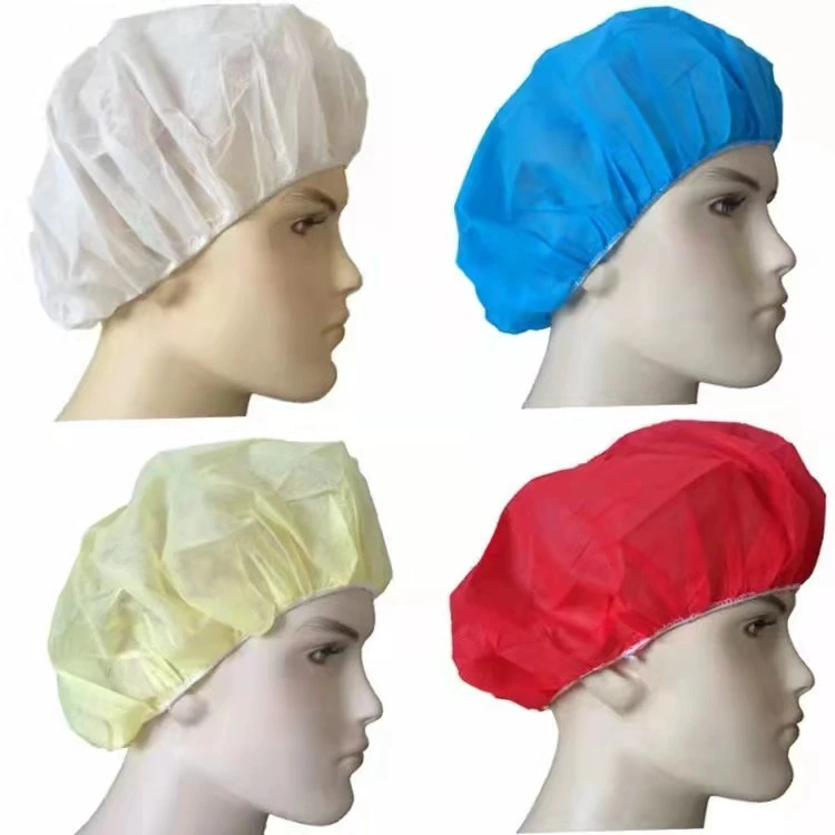 Customized Disposable Cleanroom Nonwoven Bouffant Cap