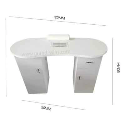 Cheap Used Manicure Table Beauty Salon Furniture Wholesale/Supplier Nail Table