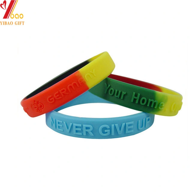 Cheap Custom Printing Logo Silicon Wristband with Cstomized Logo