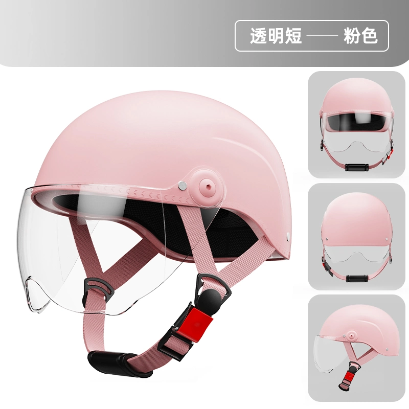 High Quality and Inexpensive Multiple Colour Electric Motorcycle Helmet Men and Women Summer Sunscreen Battery Car Lightweight Factory Wholesale Safety Helmet