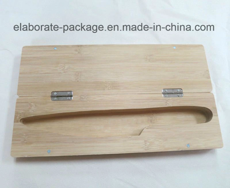 Cuchilla de bambú personalizado caja de embalaje de productos artesanales de madera