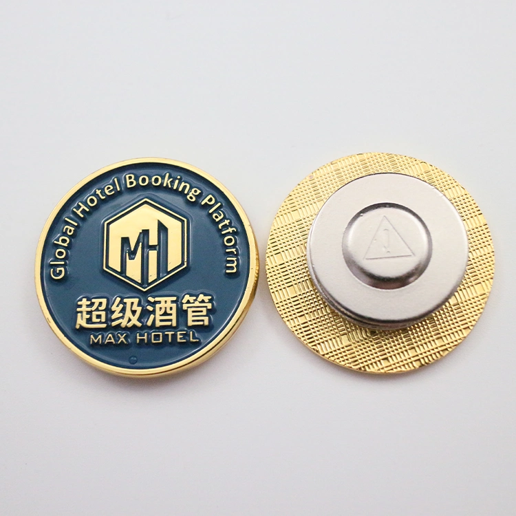 Promotional Gift Craft Advertising Metal Medallion Anime Memento Coin Sticker Key Tag Fob Car Symbol Emblem Pin