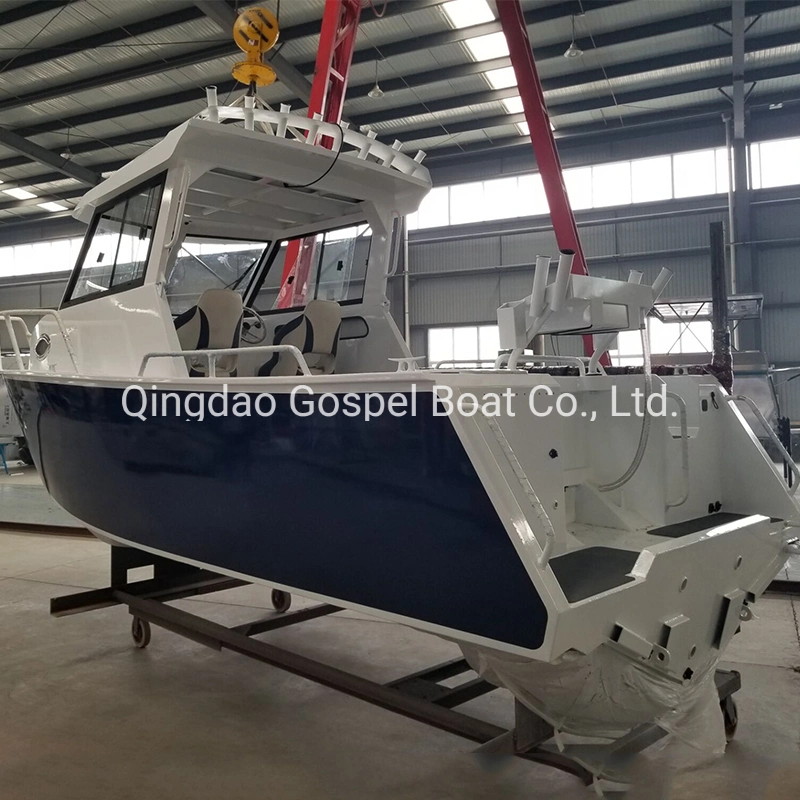 7.5M de pesca de aluminio Custom Cuddy cabaña con hardtop barco