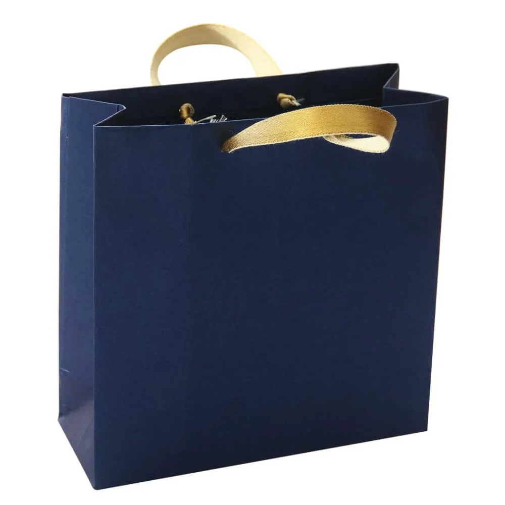 Factory Wholesale/Supplier Customized Brand Logo Luxury Wine Boutique Shopping Paper Gift Bags with Handles