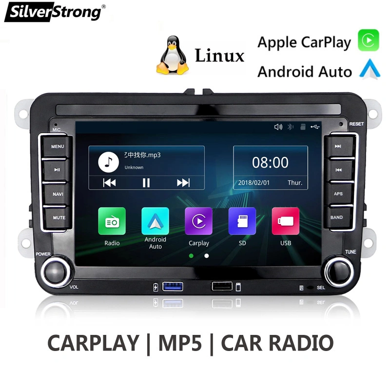 أندرويد أوتو RCD360 PRO راديو سيارة غير معروف الاسم Carplay راديو RCD330 الجديد نظام لينكس لسيارة فولكس واجن جولف 5 6 جيتا Mk5 Mk6 تيجوان سي سي بولو باسات