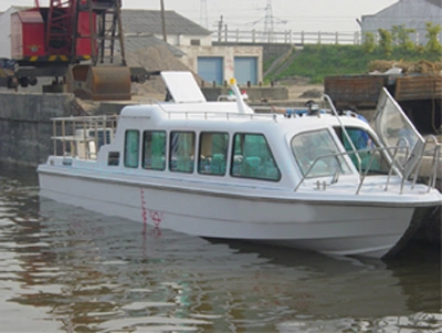 China 13.8m 50FT FRP Fiberglass Passenger Boat Ferry Boat for Sale